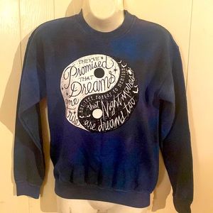 Galaxy styled sweatshirt size small